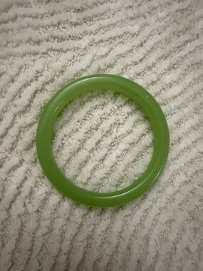 Authentic Green Jade Stone Bangle